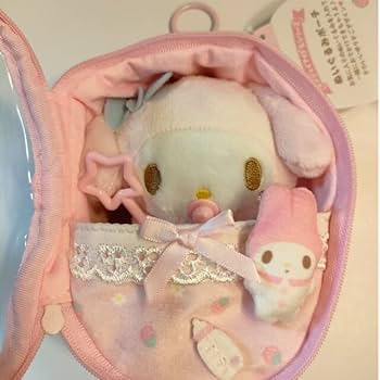 サンリオ - マイメロ♡ベビー♡赤ちゃん♡ぬいぐるみ♡マスコット♡ポーチ♡新品タグ付き マイメロディ ぬいぐるみポーチ（エンジョイアイドル ベビー